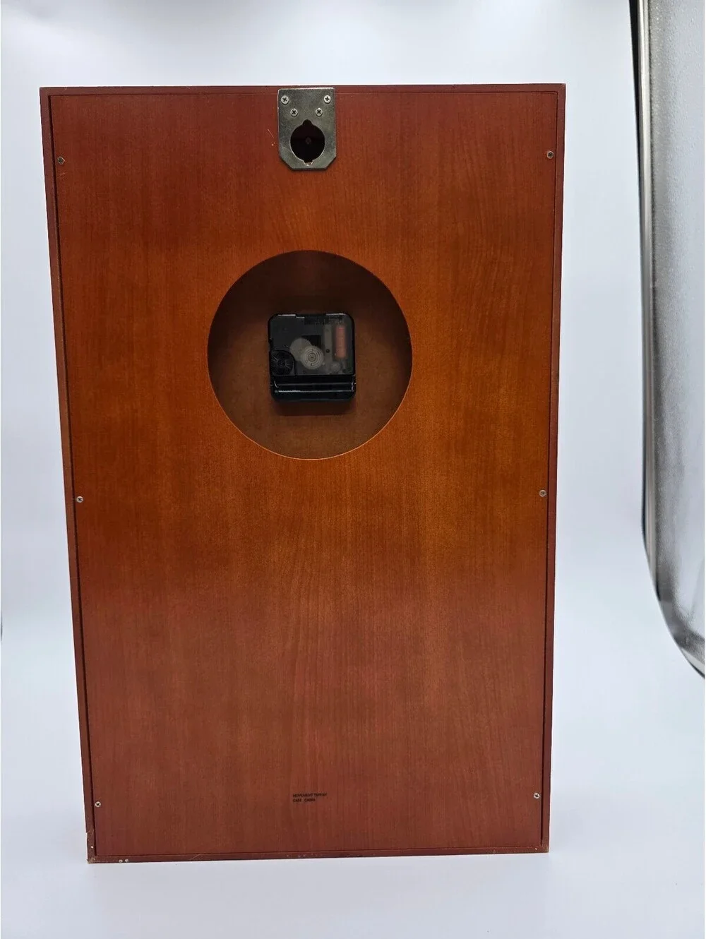 Modern Style Wooden Wall Clock with Storage Cubes